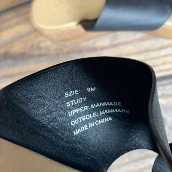 COCONUTS BY MATISSE black platform sandals size 9 - Picture 5 of 7